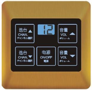 供应触控系列收音机面板 电子元器件领域的智能化交互革新